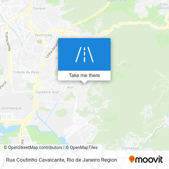 Rua Coutinho Cavalcante map