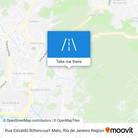 Rua Edvaldo Bittencourt Melo map