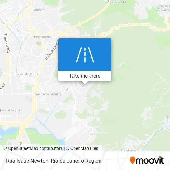 Rua Isaac Newton map