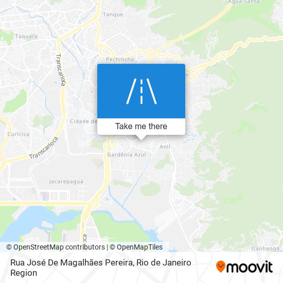 Rua José De Magalhães Pereira map