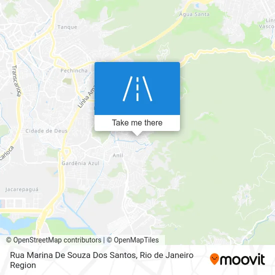 Rua Marina De Souza Dos Santos map