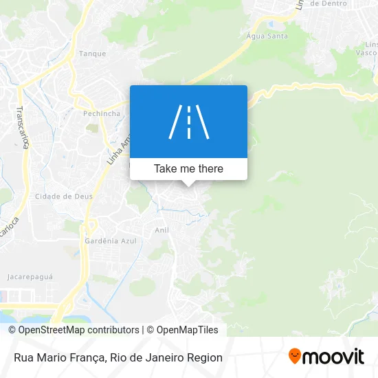 Rua Mario França map