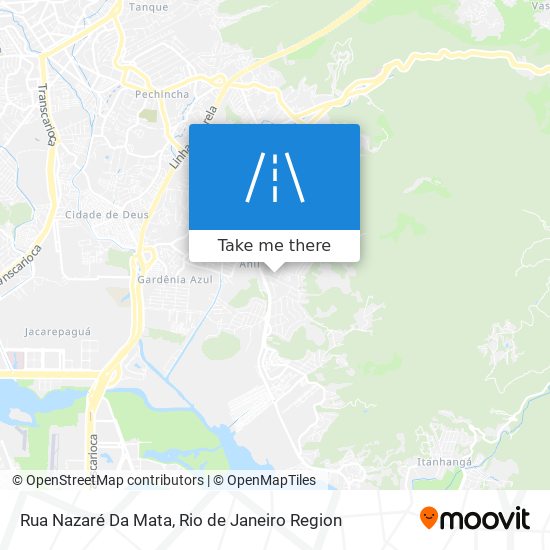 Rua Nazaré Da Mata map