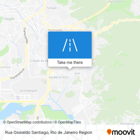 Rua Oswaldo Santiago map