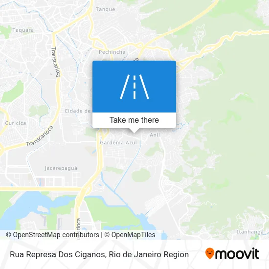 Rua Represa Dos Ciganos map
