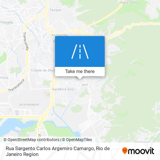 Rua Sargento Carlos Argemiro Camargo map