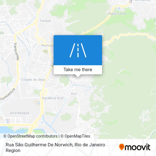 Rua São Guilherme De Norwich map