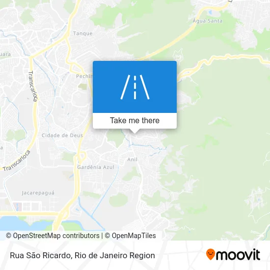Rua São Ricardo map