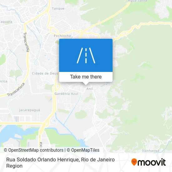 Rua Soldado Orlando Henrique map