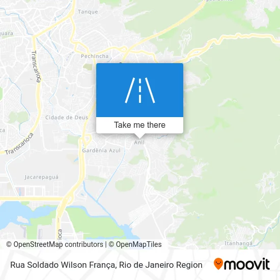 Rua Soldado Wilson França map