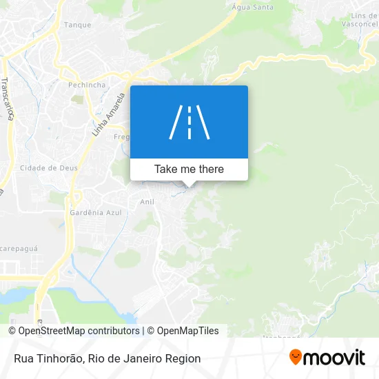 Rua Tinhorão map