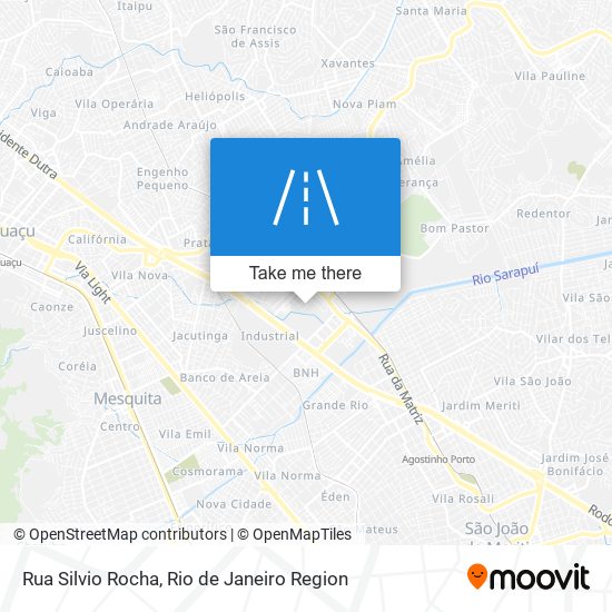 Rua Silvio Rocha map