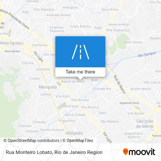 Rua Monteiro Lobato map