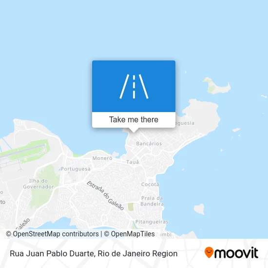 Rua Juan Pablo Duarte map