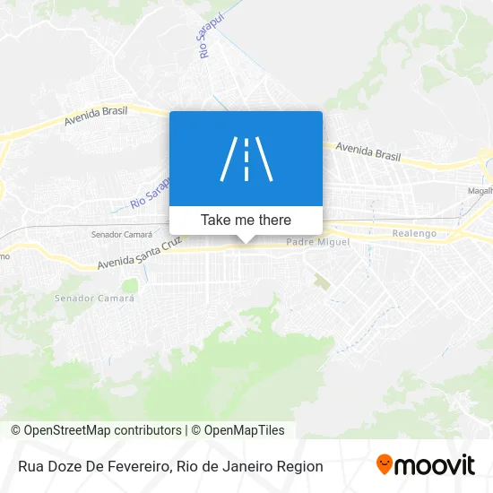Rua Doze De Fevereiro map