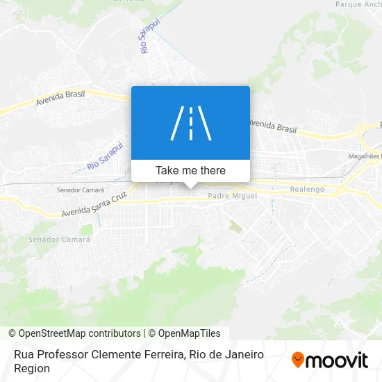 Rua Professor Clemente Ferreira map