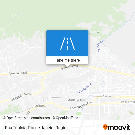 Rua Tunísia map
