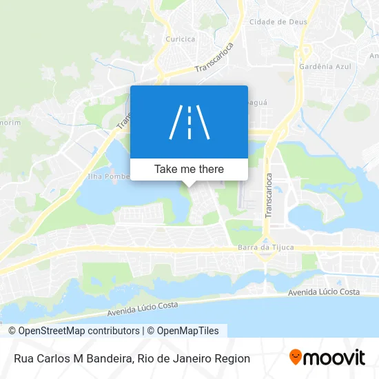 Rua Carlos M Bandeira map