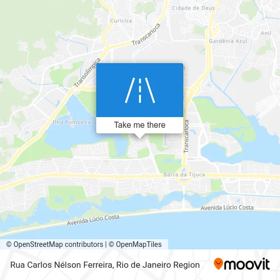 Rua Carlos Nélson Ferreira map
