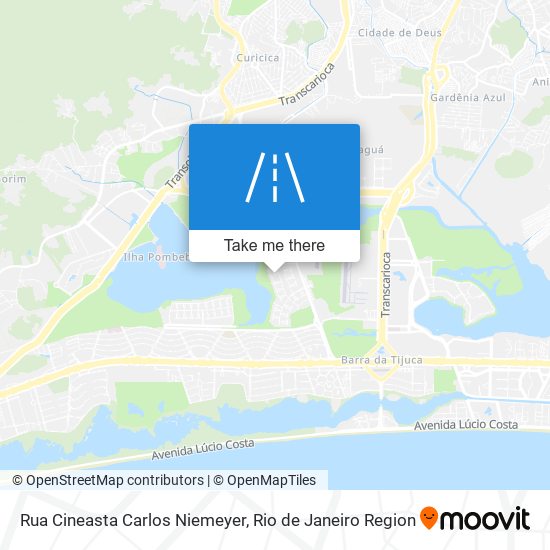 Rua Cineasta Carlos Niemeyer map