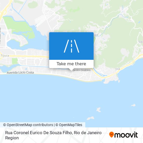 Mapa Rua Coronel Eurico De Souza Filho