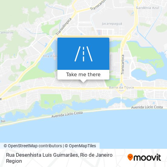 Mapa Rua Desenhista Luís Guimarães