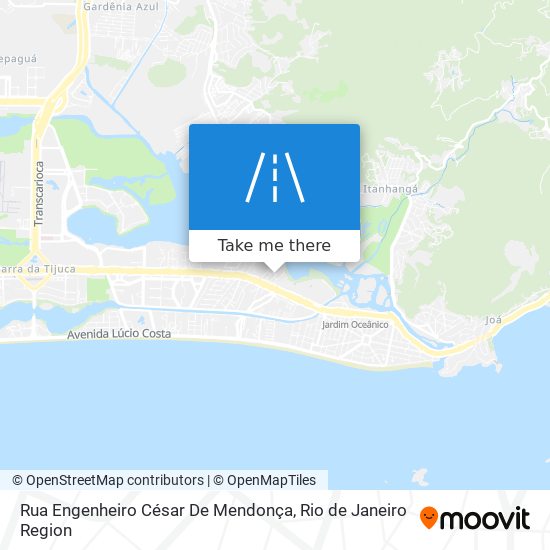 Mapa Rua Engenheiro César De Mendonça