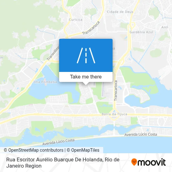 Rua Escritor Aurélio Buarque De Holanda map