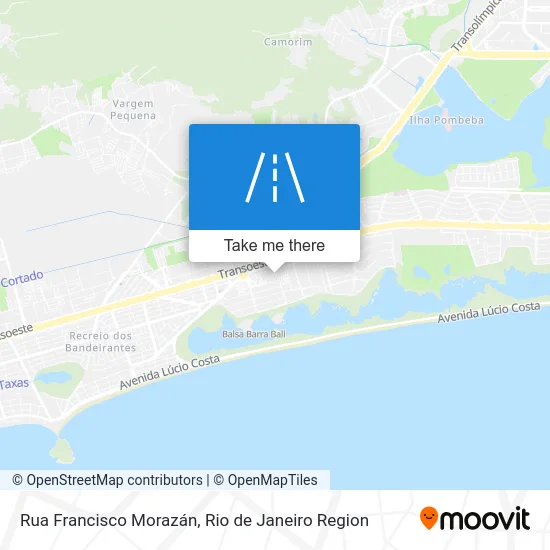 Rua Francisco Morazán map