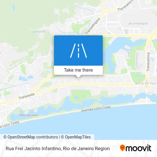 Rua Frei Jacinto Infantino map