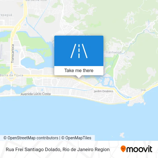 Rua Frei Santiago Dolado map