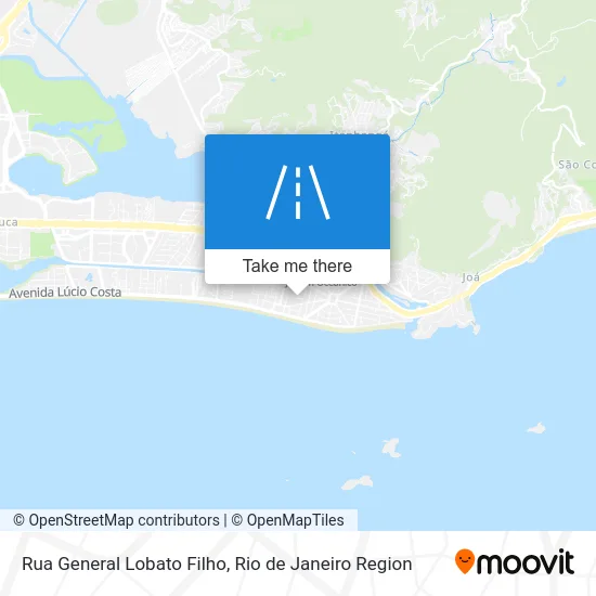 Rua General Lobato Filho map