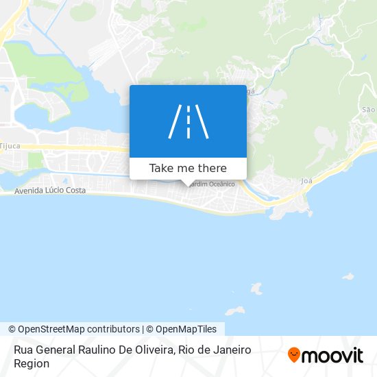 Mapa Rua General Raulino De Oliveira