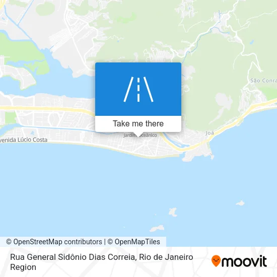 Rua General Sidônio Dias Correia map