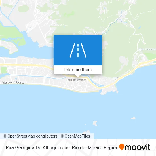Rua Georgina De Albuquerque map