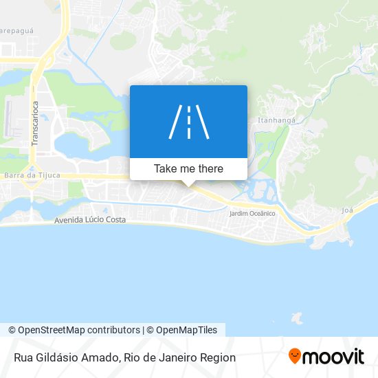 Mapa Rua Gildásio Amado