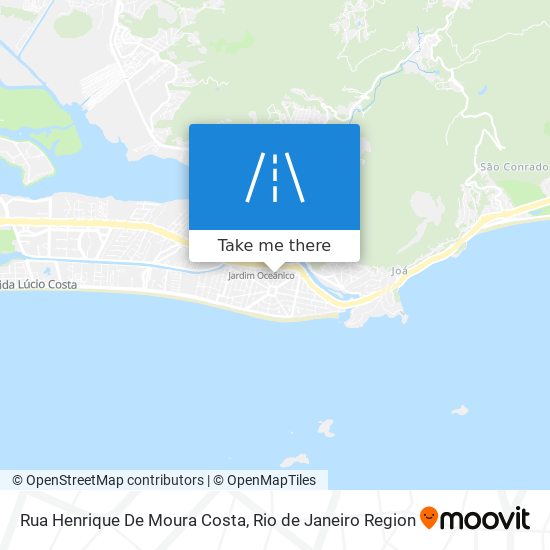 Mapa Rua Henrique De Moura Costa