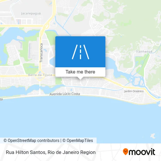 Rua Hilton Santos map
