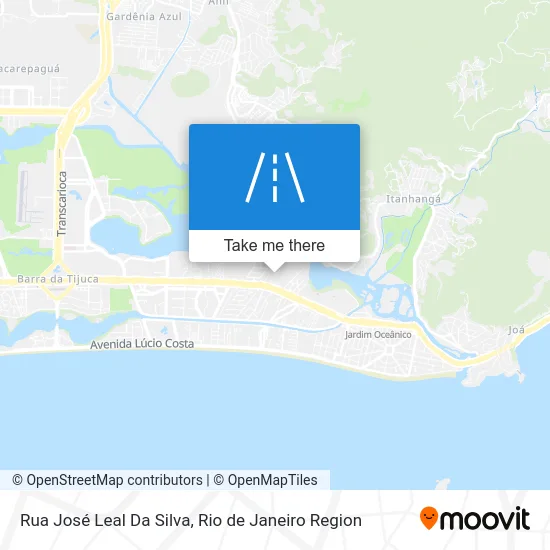 Rua José Leal Da Silva map