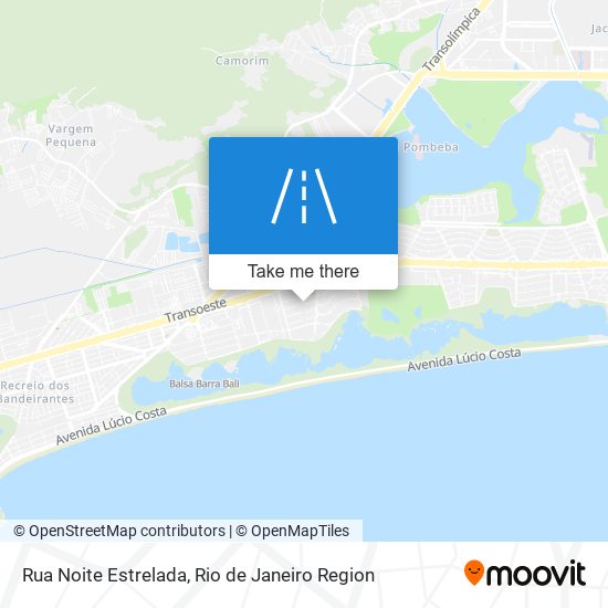 Rua Noite Estrelada map