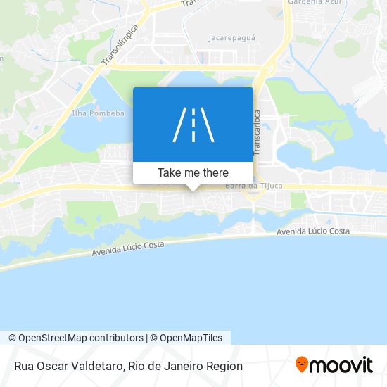 Rua Oscar Valdetaro map