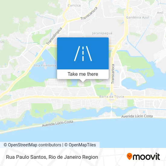 Rua Paulo Santos map