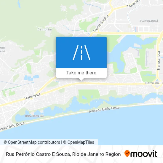 Rua Petrônio Castro E Souza map