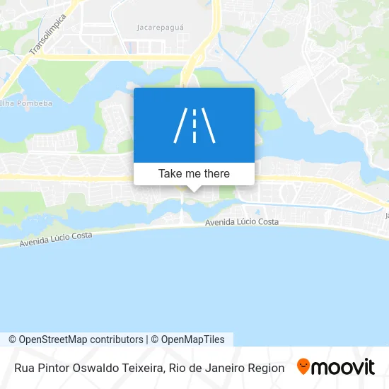 Rua Pintor Oswaldo Teixeira map