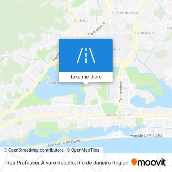 Rua Professor Álvaro Rebello map