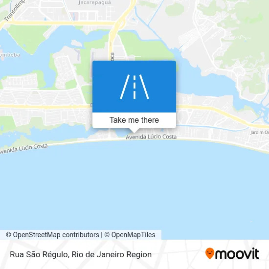 Rua São Régulo map