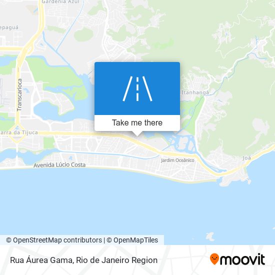 Mapa Rua Áurea Gama