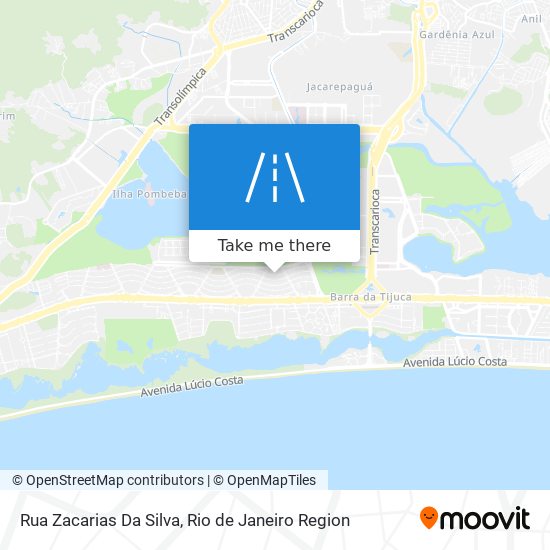 Rua Zacarias Da Silva map