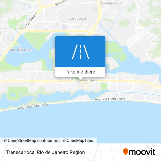 Transcarioca map