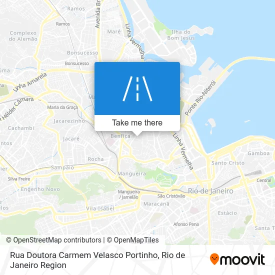 Rua Doutora Carmem Velasco Portinho map